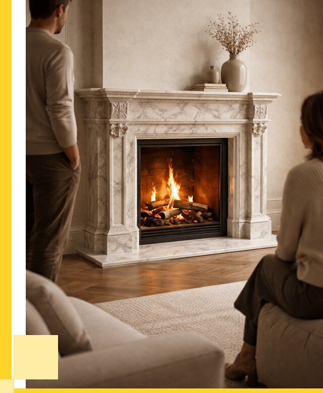 Мраморные камины под ключ в Саранске от 263400 р. | ЭриданСрн