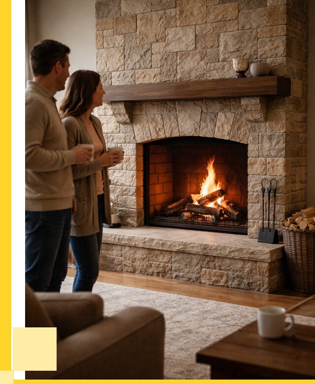 Каменные камины на заказ в Саранске от 189648 р. | ЭриданСрн