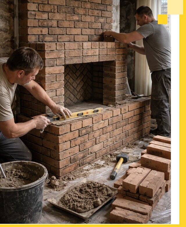 Изготовление и установка кирпичных каминов в Саранске