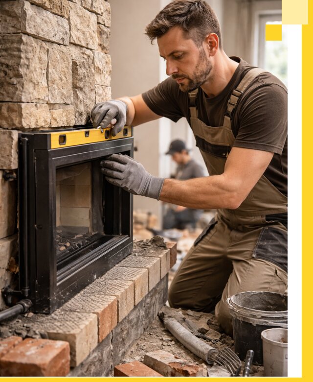 Дровяные камины под ключ в Саранске: монтаж, обустройство