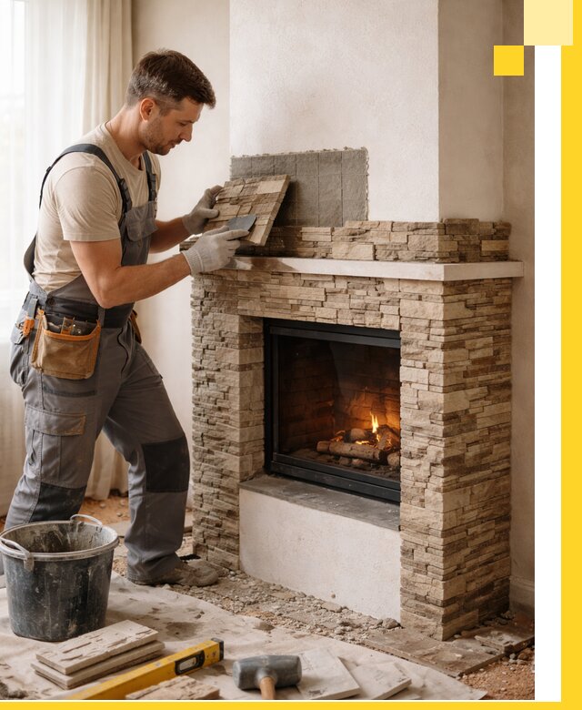 Изготовление и монтаж каминов для дома под ключ в Саранске