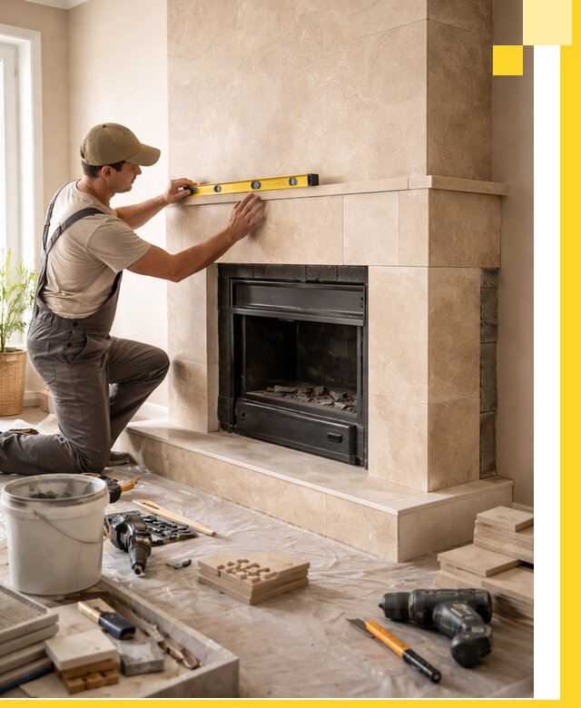 Установка и монтаж каминов в частном доме под ключ в Саранске