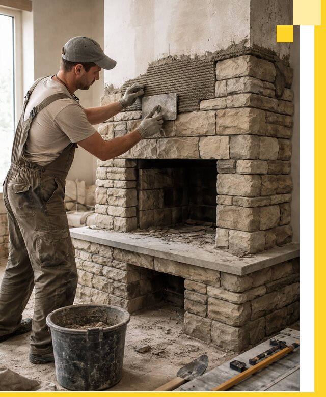 Строительство каминов под ключ в Саранске от проектирования до монтажа