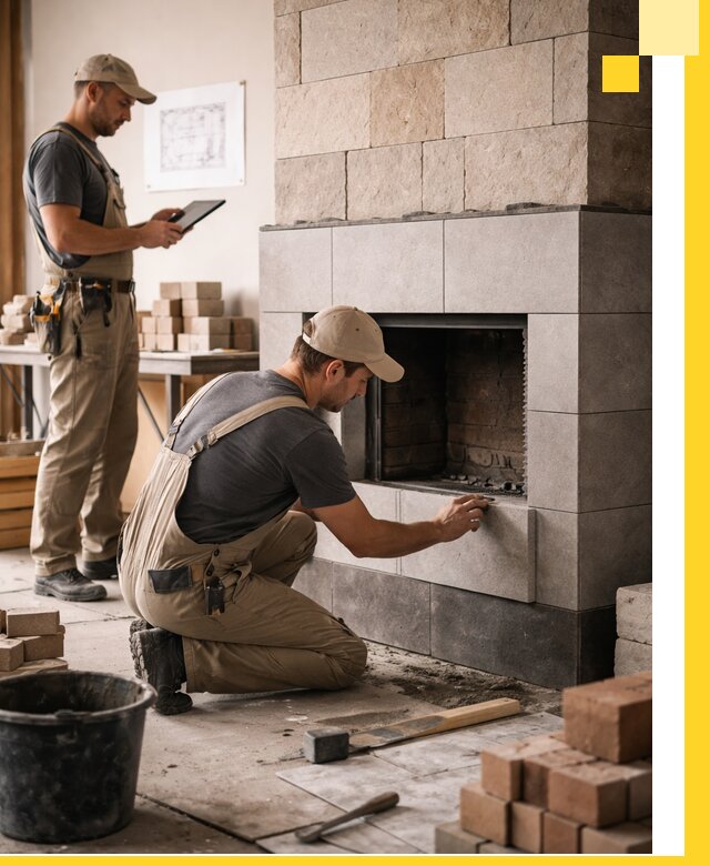 Индивидуальные проекты каминов и каминных систем в Саранске