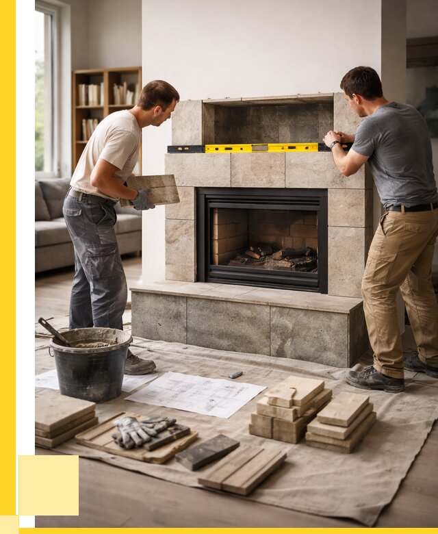 Монтаж каминов и установка в Саранске от 47412 р. | ЭриданСрн