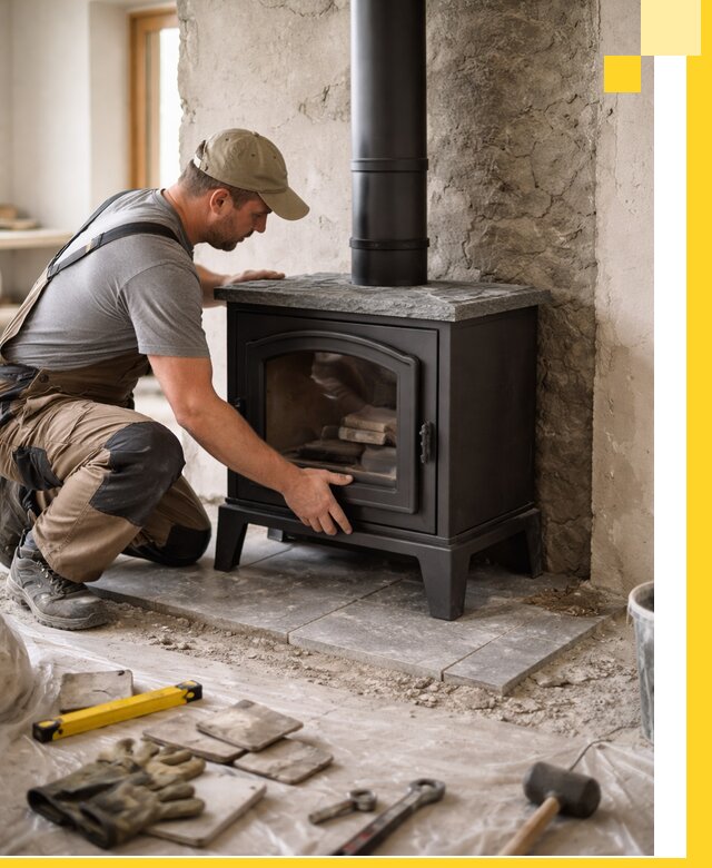 Профессиональный монтаж печей и каминов в Саранске под ключ