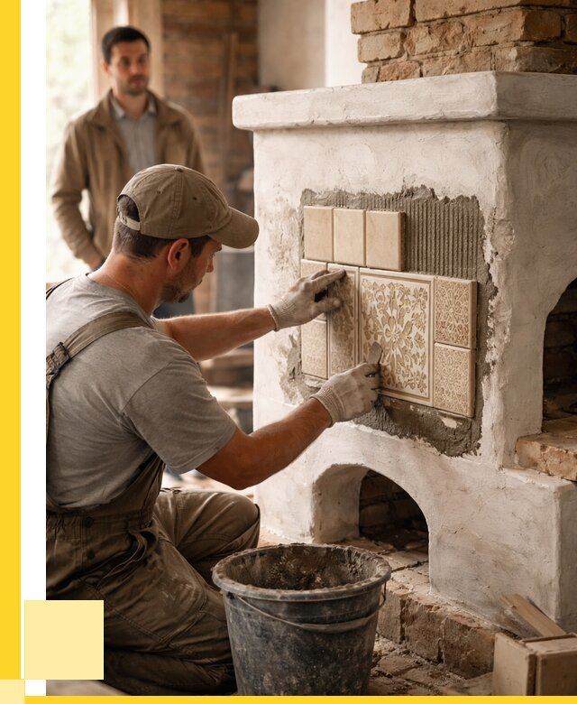 Отделка печей и банных печей в Саранске от 36876 р. | ЭриданСрн