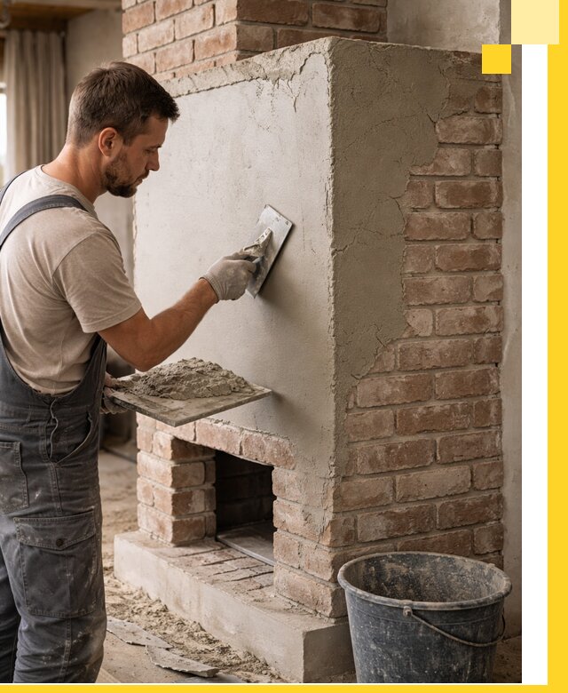 Отделка печей и облицовка каминов в Саранске под ключ