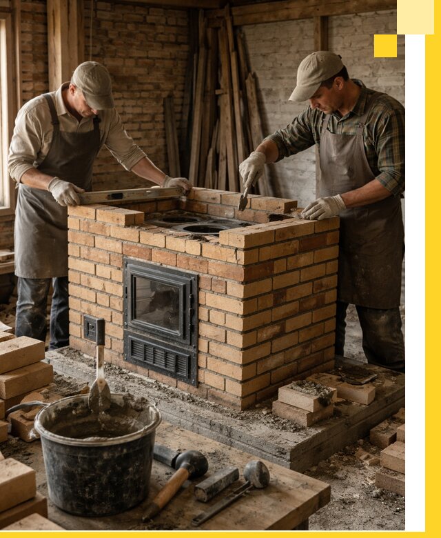 Изготовление и установка варочных печей под ключ в Саранске