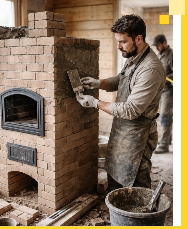 Изготовление и установка печей-шведок под ключ в Саранске