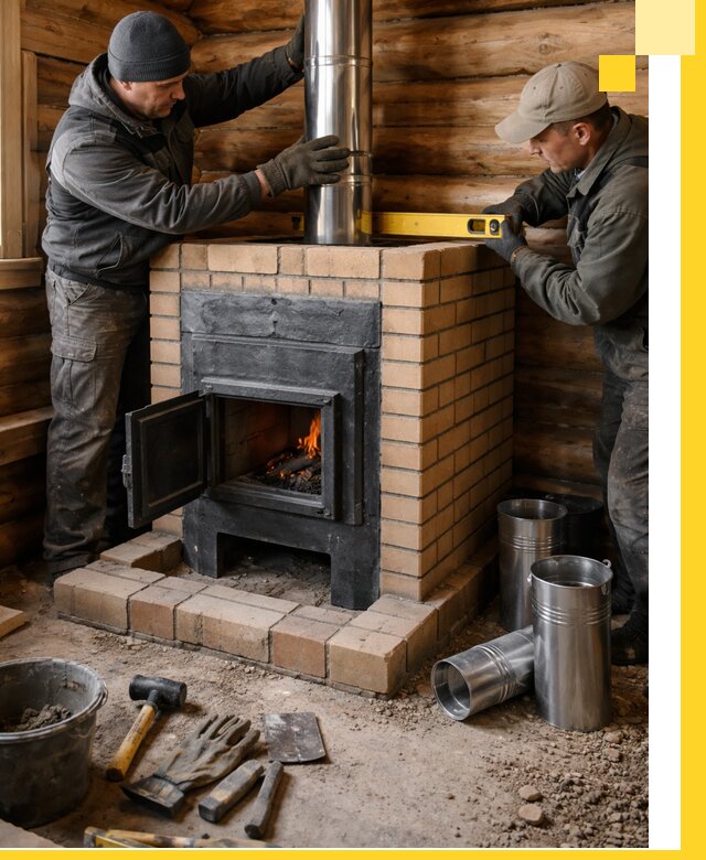 Проектирование, изготовление и установка банных печей в Саранске