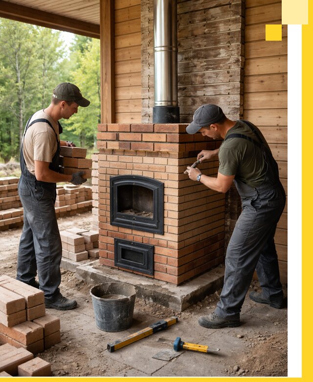 Производство и установка дачных печей под ключ в Саранске