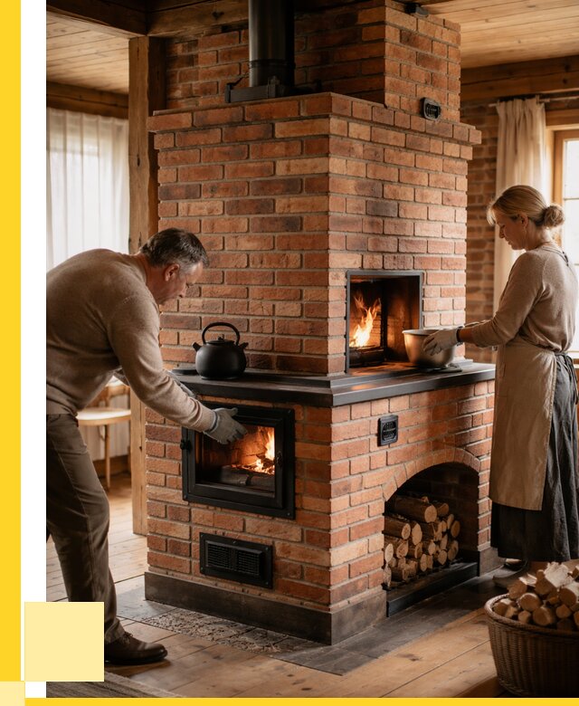 Печи для загородного дома под ключ в Саранске от 84288 р. | ЭриданСрн