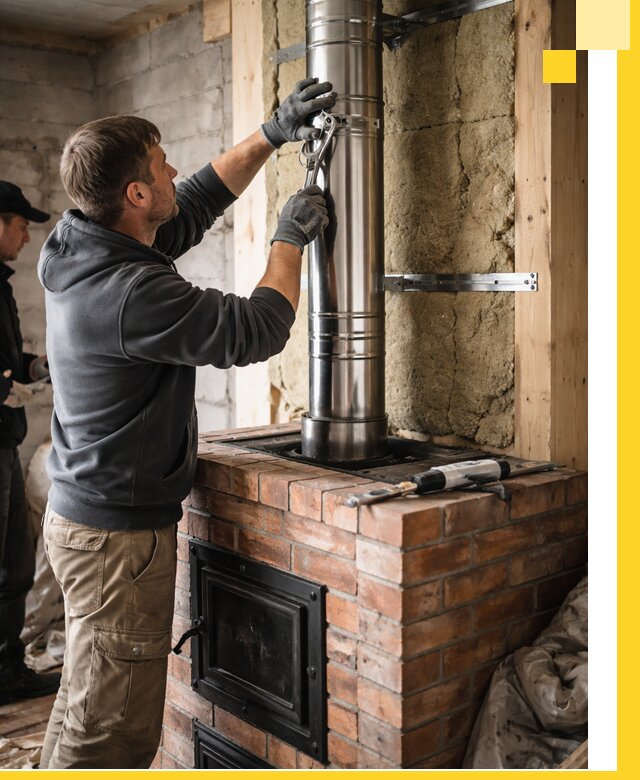 Изготовление и монтаж печей и дымоходов под ключ в Саранске