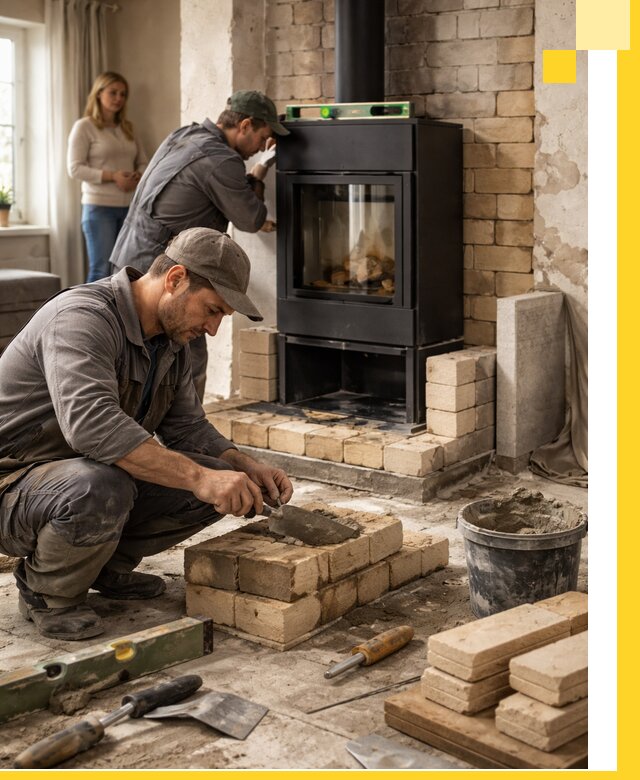 Печи и камины под ключ: проект, установка в Саранске