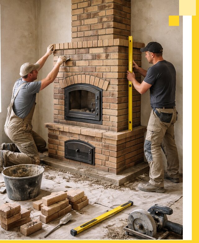 Продажа и установка печей и каминов для дома под ключ в Саранске