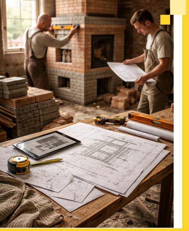 Проекты печей и каминов с индивидуальным дизайном в Саранске