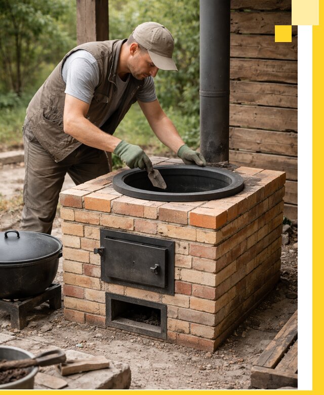 Изготовление и установка печей для казана в Саранске под ключ