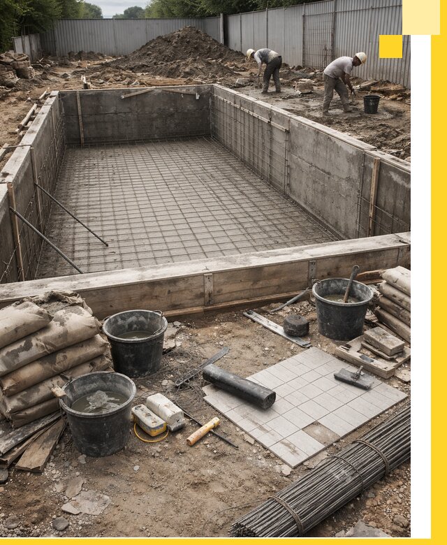 Строительство бассейнов под ключ в Саранске, дизайн и монтаж