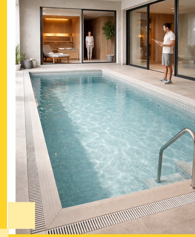 Отделка бассейна пленкой ПВХ в Саранске от 3688 р. - ЭриданСрн