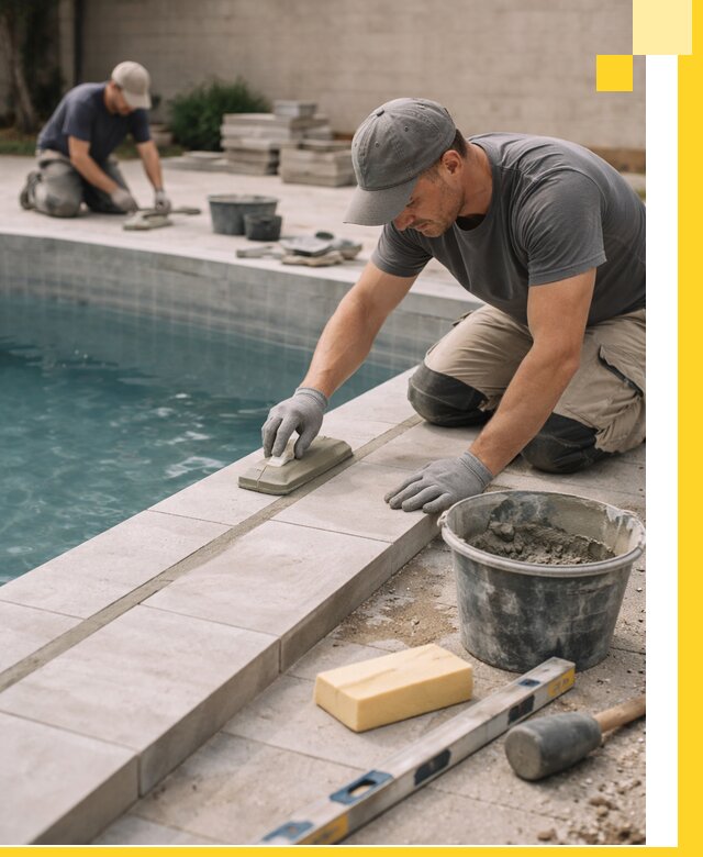 Отделка бассейнов в Саранске: декоративная отделка и гидроизоляция