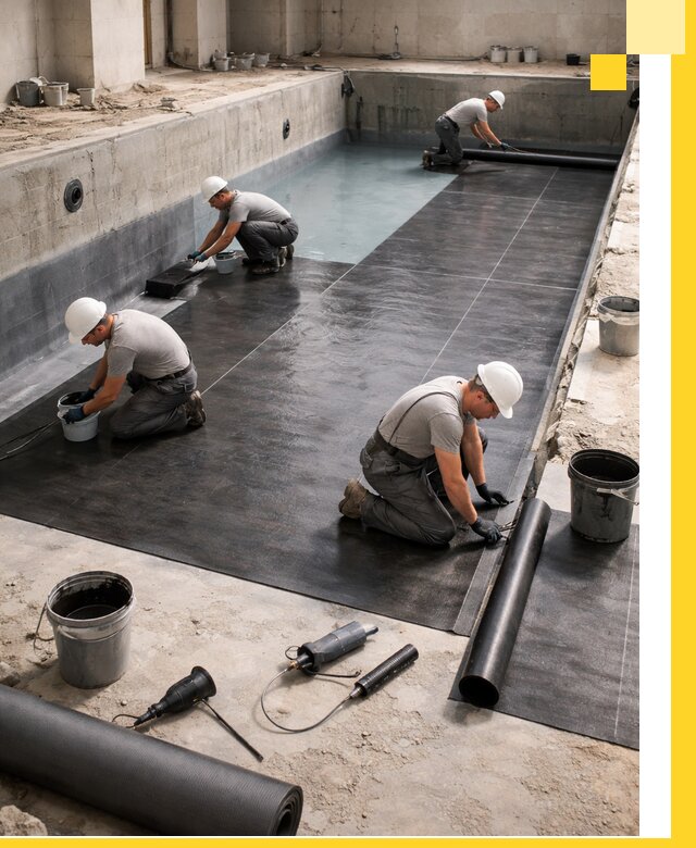 Профессиональная гидроизоляция бассейнов и чаш в Саранске под ключ