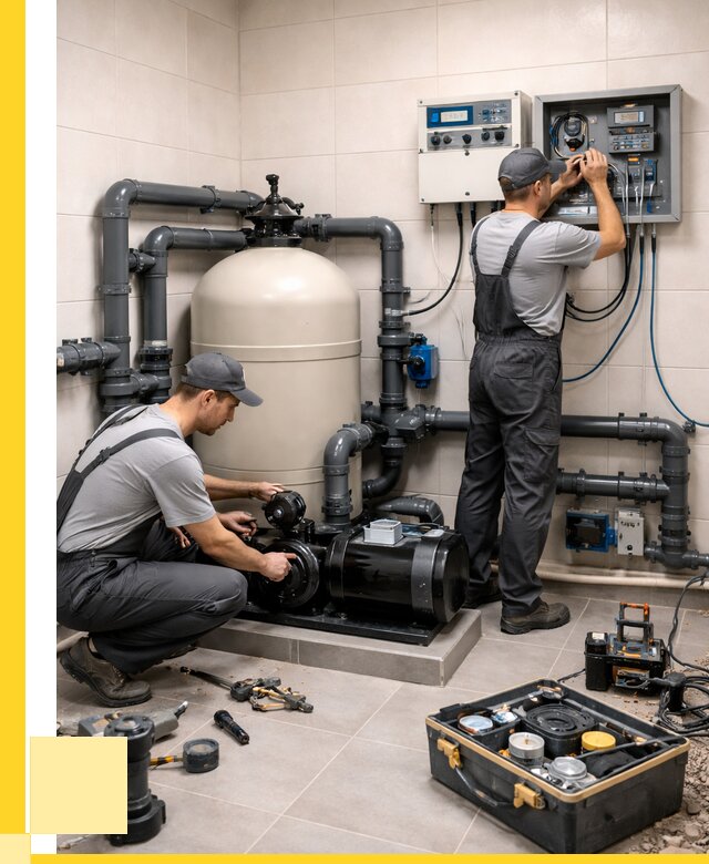 Монтаж оборудования для бассейнов в Саранске от 42144 р. | ЭриданСрн