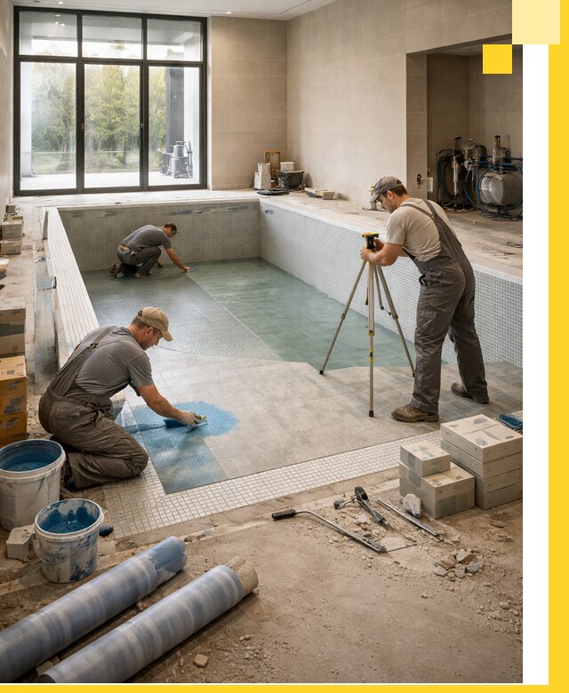 Проект и строительство закрытых бассейнов в Саранске под ключ