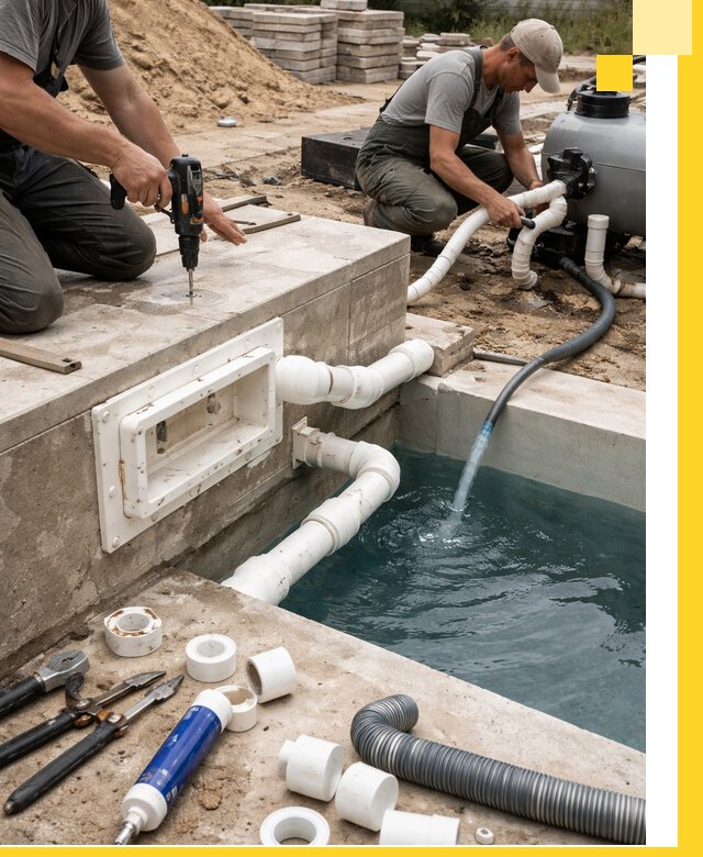 Строительство скиммерных бассейнов под ключ в Саранске