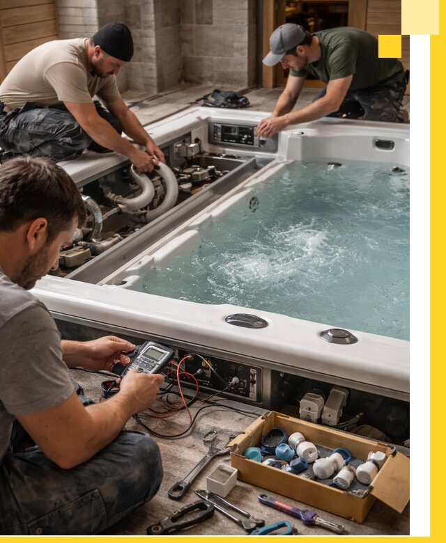 Гидромассажные бассейны под ключ в Саранске, дизайн и монтаж