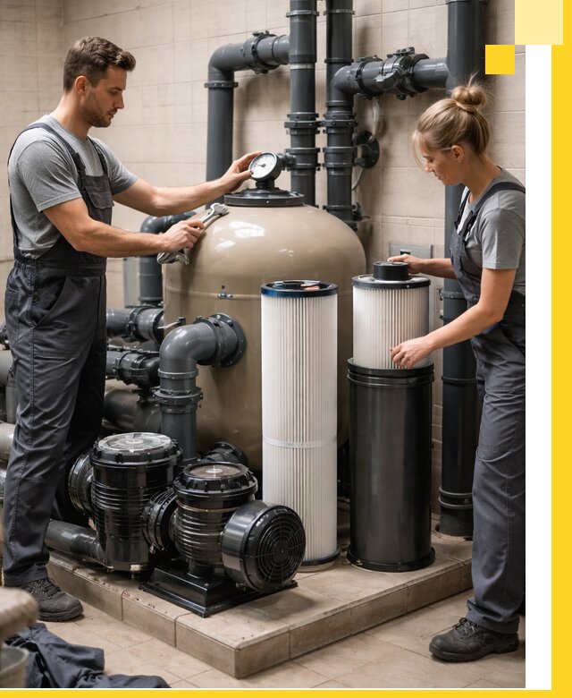 Фильтры и системы фильтрации для бассейнов в Саранске