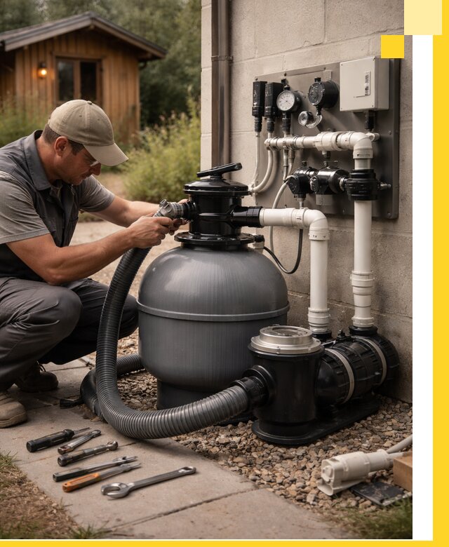 Продажа и монтаж фильтров и насосов для бассейнов в Саранске