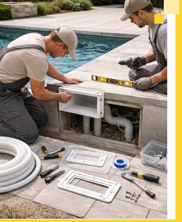 Поставка и установка скиммеров для бассейнов в Саранске