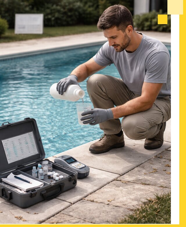 Профессиональная дезинфекция воды в бассейне в Саранске