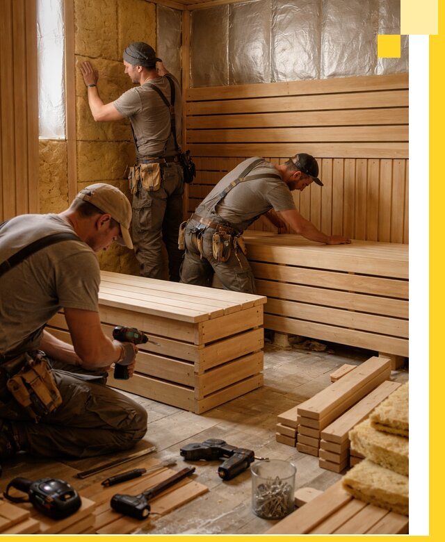 Профессиональное строительство саун под ключ в Саранске