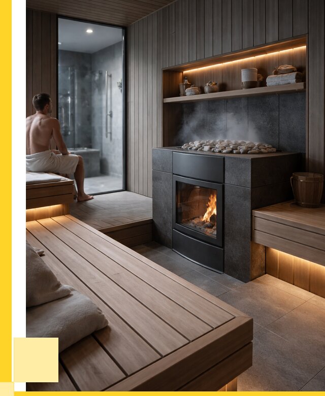 Проект сауны в частном доме в Саранске от 36876 р. | ЭриданСрн