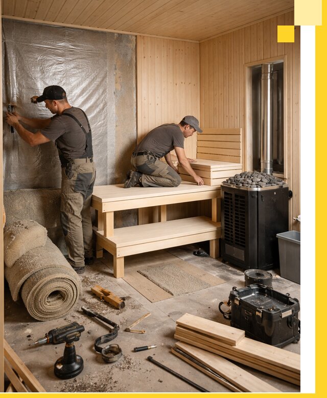 Проекты саун под ключ в Саранске дизайн и строительство