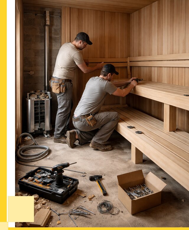Монтаж саун под ключ в Саранске от 126432 р. | ЭриданСрн