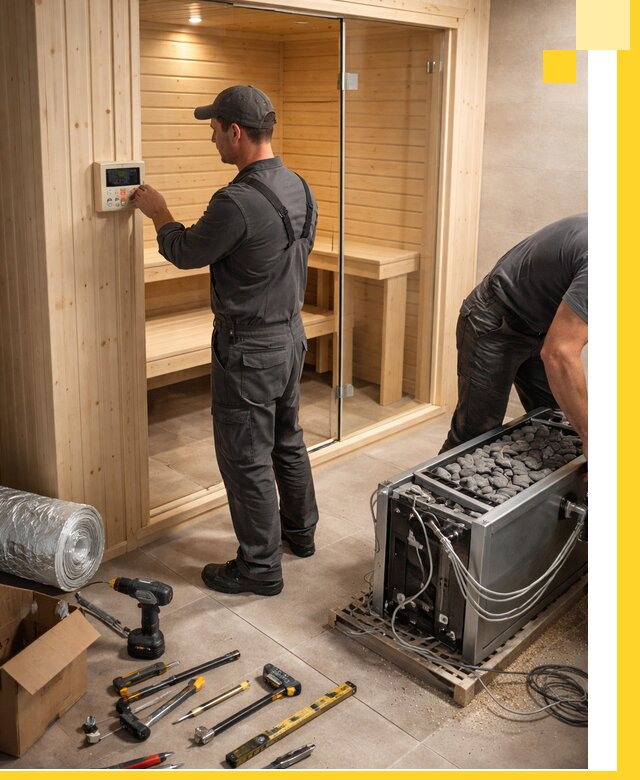 Поставка, установка и монтаж электрических саун в Саранске