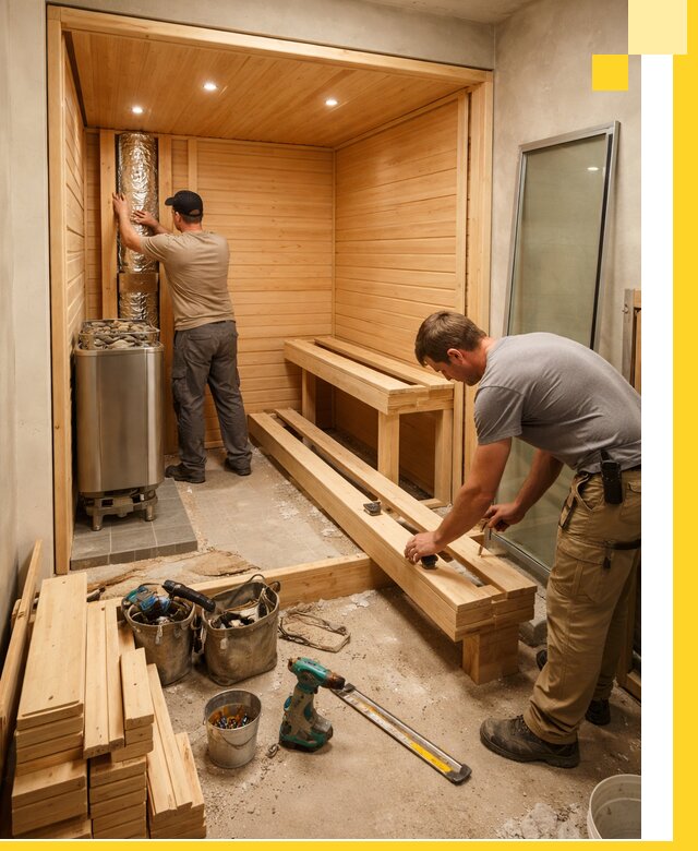 Проектирование и установка домашних саун под ключ в Саранске