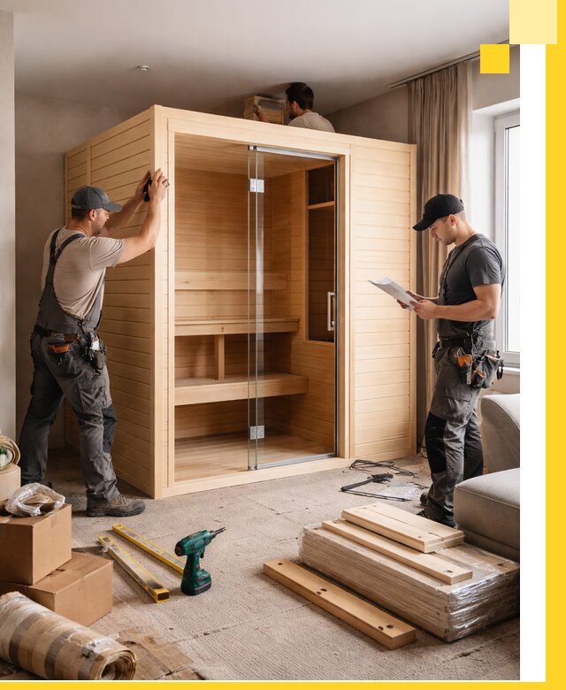 Установка и благоустройство саун в квартире в Саранске