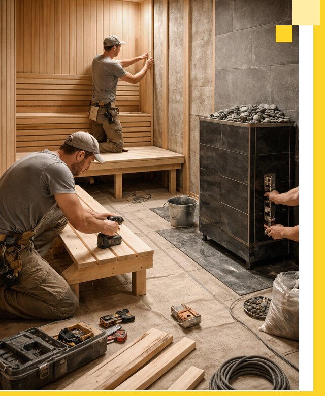 Дизайн и строительство интерьерных саун под ключ в Саранске
