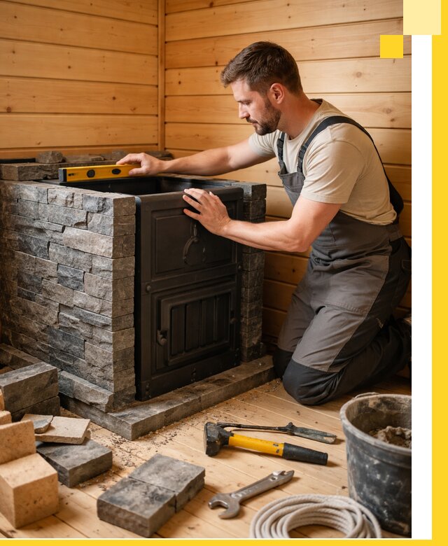 Производство и установка печей для саун под ключ в Саранске