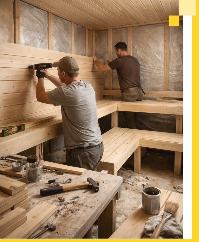 Профессиональная отделка бань и саун под ключ в Саранске