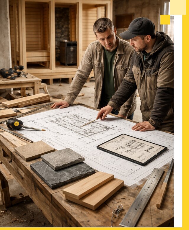 Проекты бань под ключ и планы строительства в Саранске