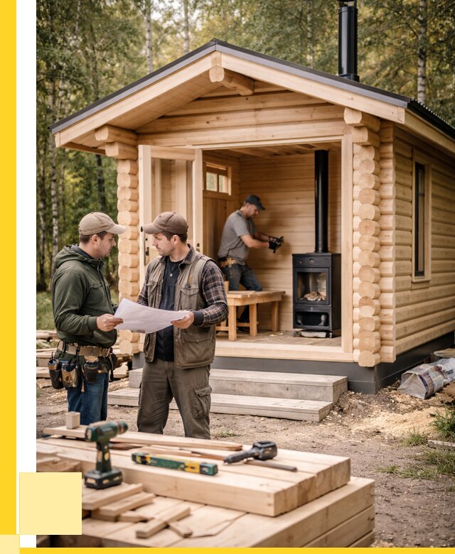 Монтаж бань под ключ в Саранске — от 210720 р. | ЭриданСрн