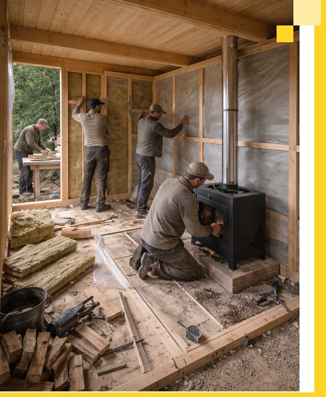 Профессиональный монтаж бань под ключ в Саранске для дома