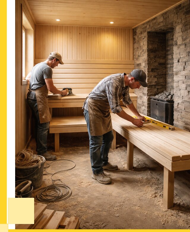 Отделка бани в Саранске: внутренняя отделка от 3161 р. | ЭриданСрн