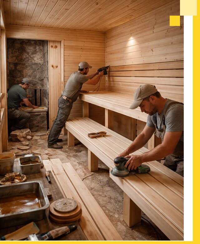 Профессиональная отделка бань в Саранске под ключ, с гарантией