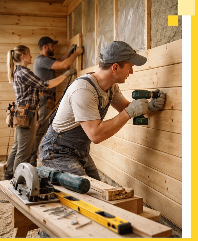 Обшивка бань под ключ в Саранске: отделка стен и потолков